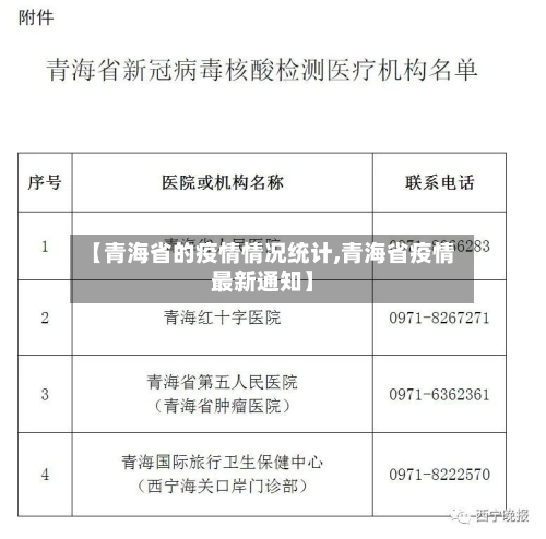 【青海省的疫情情况统计,青海省疫情最新通知】-第2张图片