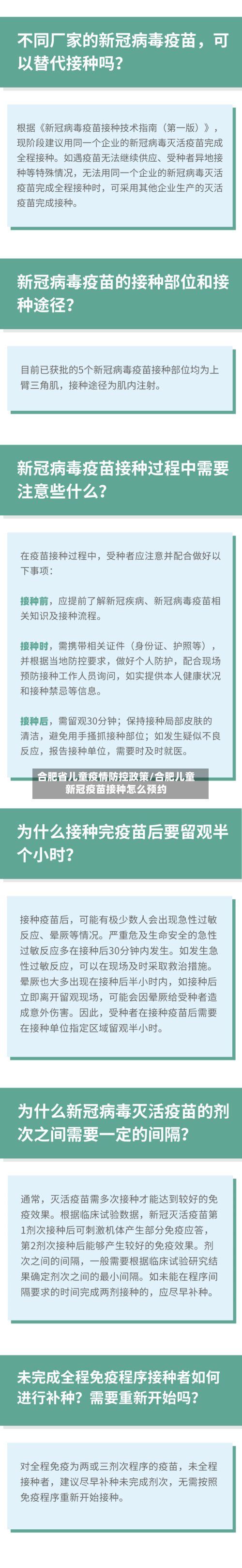 合肥省儿童疫情防控政策/合肥儿童新冠疫苗接种怎么预约-第2张图片