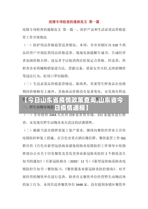【今日山东省疫情政策查询,山东省今日疫情通报】-第3张图片