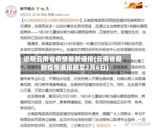 近期云南省疫情最新通报(云南省最新疫情通报截至2月6日)-第2张图片