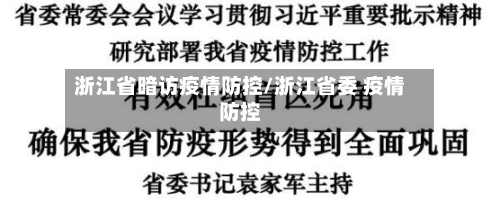浙江省暗访疫情防控/浙江省委 疫情防控-第2张图片