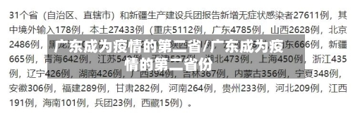 广东成为疫情的第二省/广东成为疫情的第二省份-第2张图片