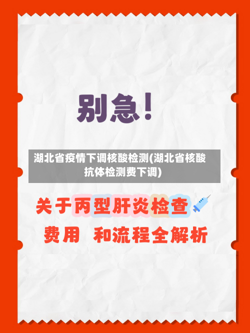 湖北省疫情下调核酸检测(湖北省核酸抗体检测费下调)-第1张图片