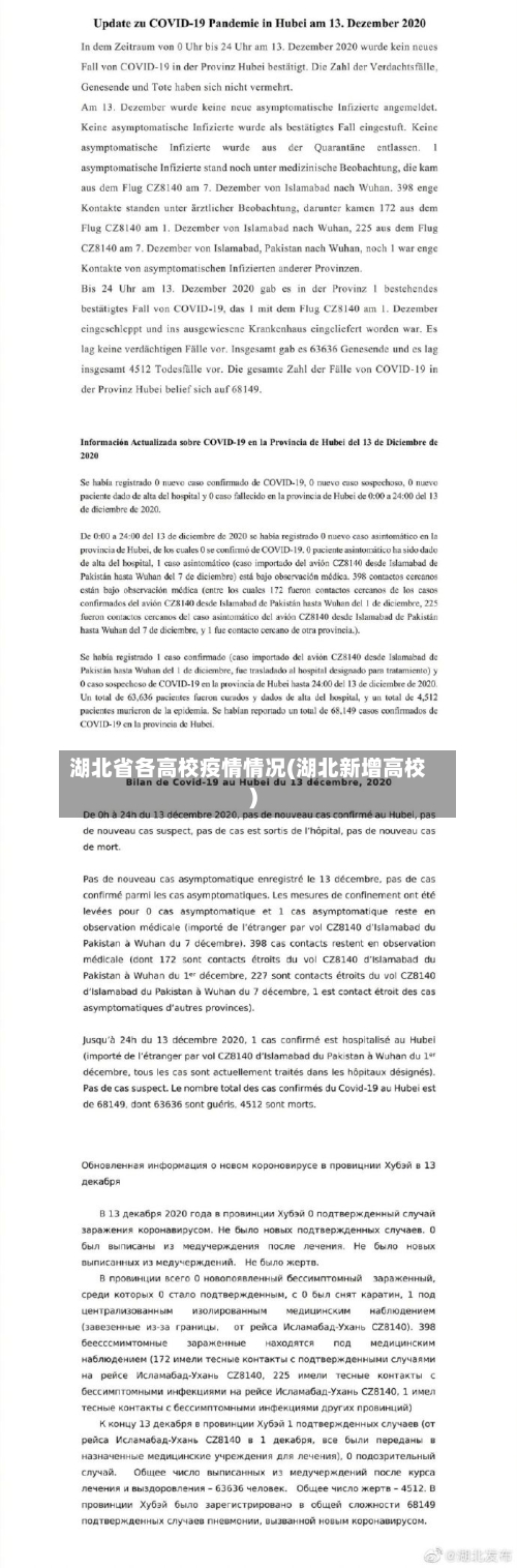 湖北省各高校疫情情况(湖北新增高校)-第2张图片