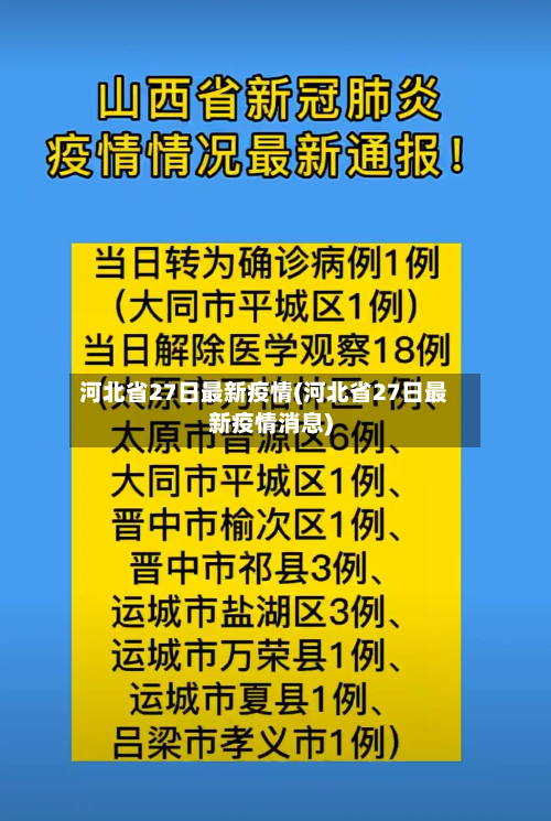 河北省27日最新疫情(河北省27日最新疫情消息)-第1张图片