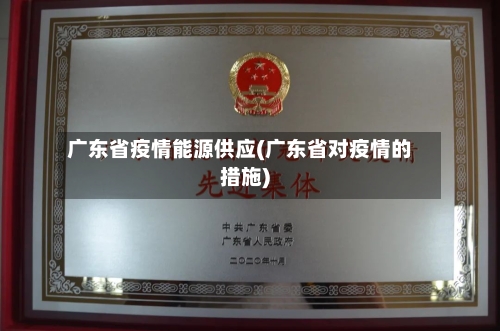 广东省疫情能源供应(广东省对疫情的措施)-第2张图片