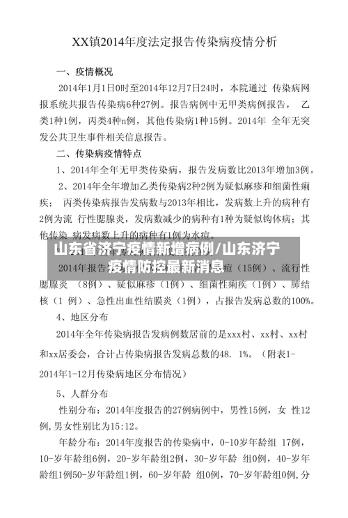 山东省济宁疫情新增病例/山东济宁疫情防控最新消息-第1张图片