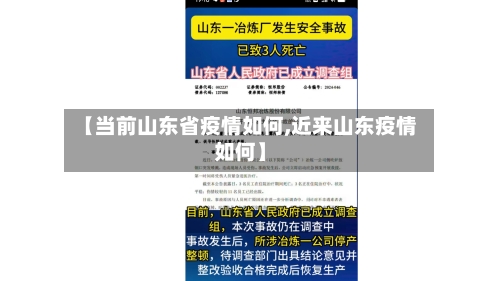 【当前山东省疫情如何,近来山东疫情如何】-第2张图片