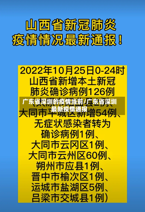 广东省深圳的疫情当前/广东省深圳最新疫情通报-第1张图片