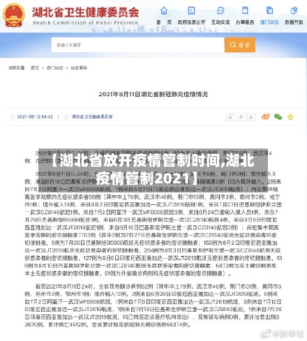 【湖北省放开疫情管制时间,湖北疫情管制2021】-第2张图片
