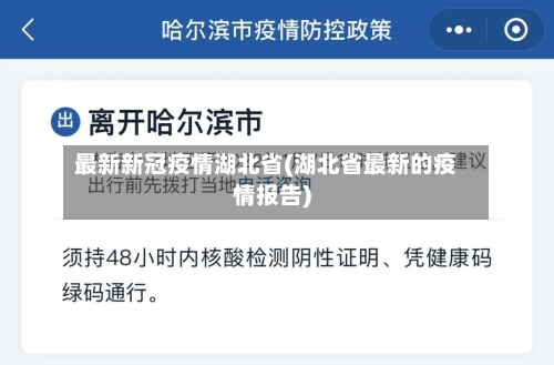最新新冠疫情湖北省(湖北省最新的疫情报告)-第1张图片