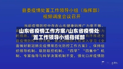 山东省疫情工作方案/山东省疫情处置工作领导小组指挥部-第1张图片