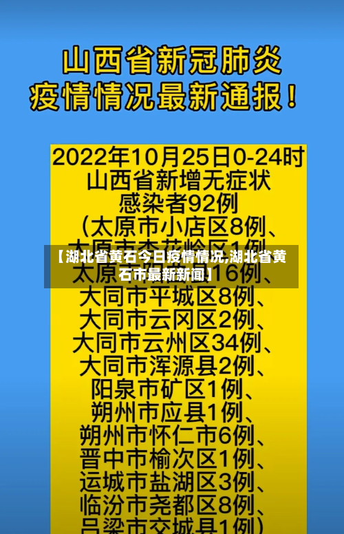 【湖北省黄石今日疫情情况,湖北省黄石市最新新闻】-第3张图片